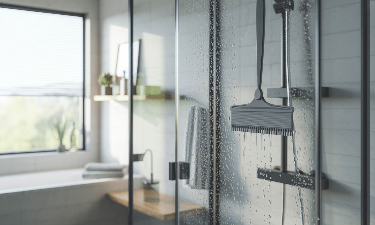 ten prosty nawyk po każdym prysznicu utrzymuje kabinę w łazience czystą przez cały tydzień, eliminując potrzebę częstego mycia.