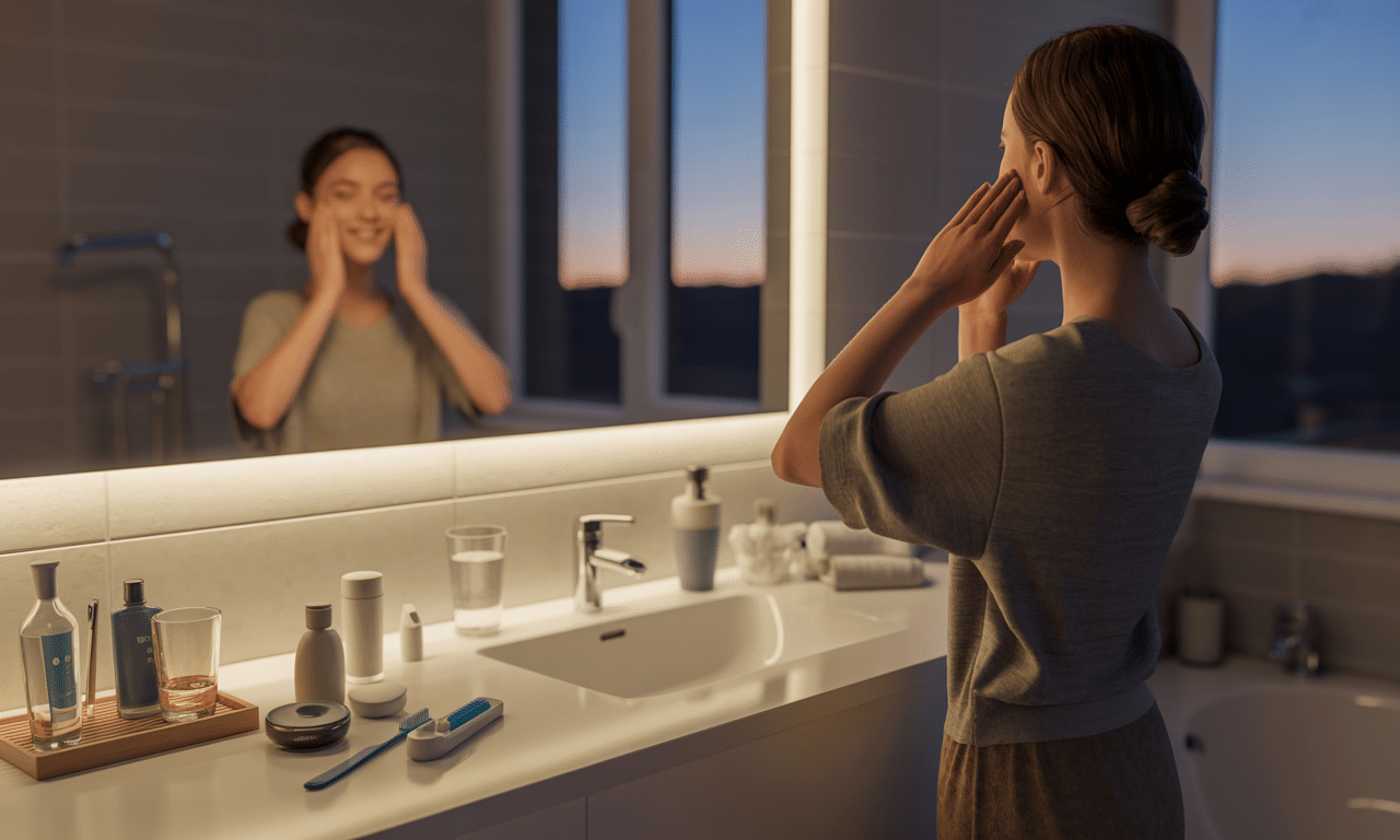 ten prosty nawyk wieczorny w łazience pozwala zaoszczędzić 10 minut rano, sprawiając, że poranki stają się bardziej efektywne i mniej stresujące.