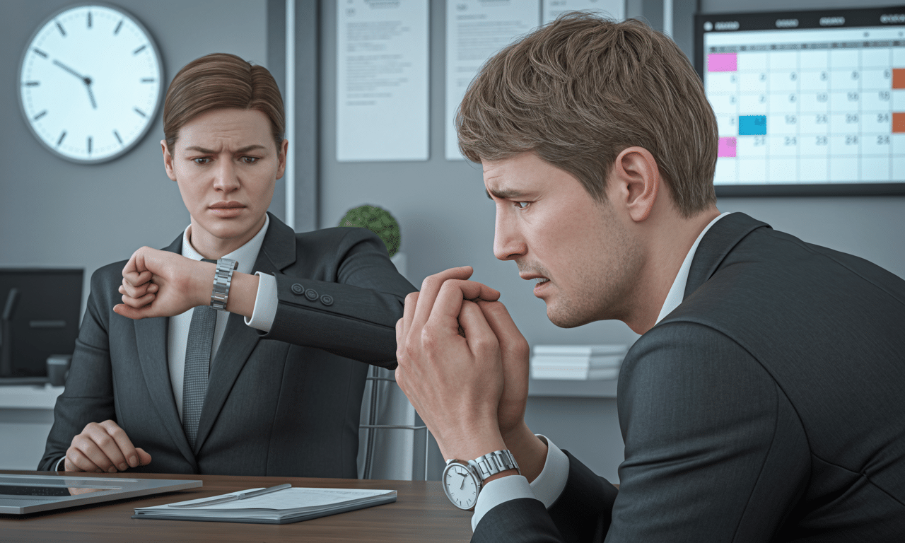 dowiedz się, jak reakcja na spóźnienie odzwierciedla podejście do kontroli i zarządzania czasem.