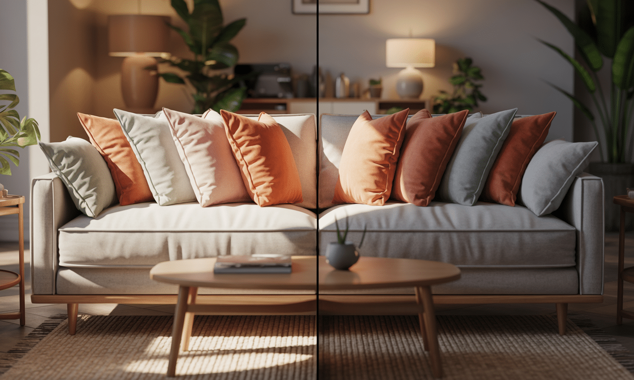 dowiedz się, co sposób układania poduszek na kanapie mówi o twoim podejściu do przestrzeni osobistej i jak może to odzwierciedlać twoją osobowość.