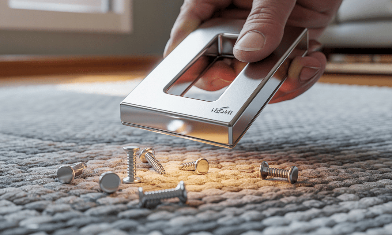 ten prosty trik z magnesem neodymowym umożliwia szybkie i skuteczne odnalezienie zgubionych śrubek i szpilek w dywanie, zapewniając bezpieczeństwo i porządek w domu.