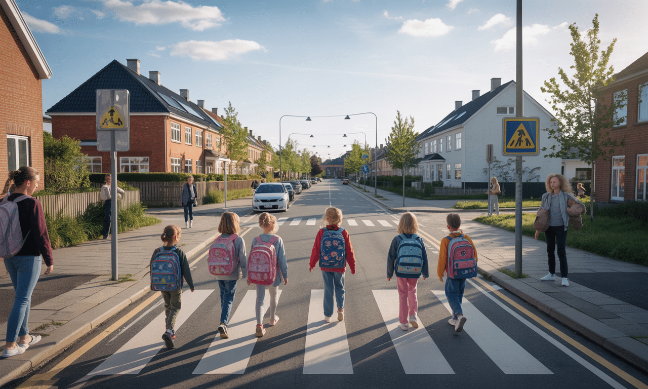 w danii dzieci zaczynają samodzielnie chodzić do szkoły już od 6. roku życia, a wskaźnik bezpieczeństwa na drogach jest tam najwyższy w europie, co świadczy o skutecznych systemach ochrony i edukacji.