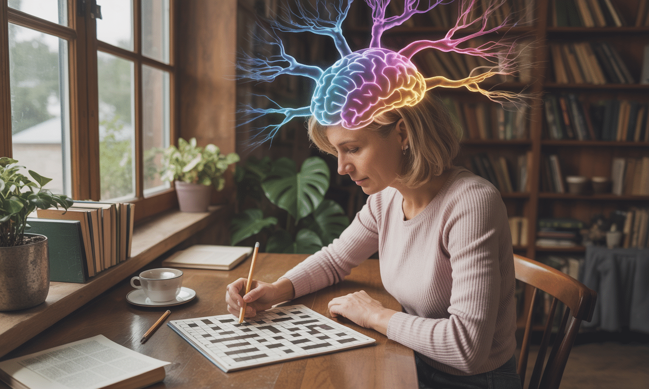 odkryj, jak rozwiązywanie krzyżówek wpływa na wyższą plastyczność neuronalną i poprawia funkcje poznawcze, zgodnie z psychologią.