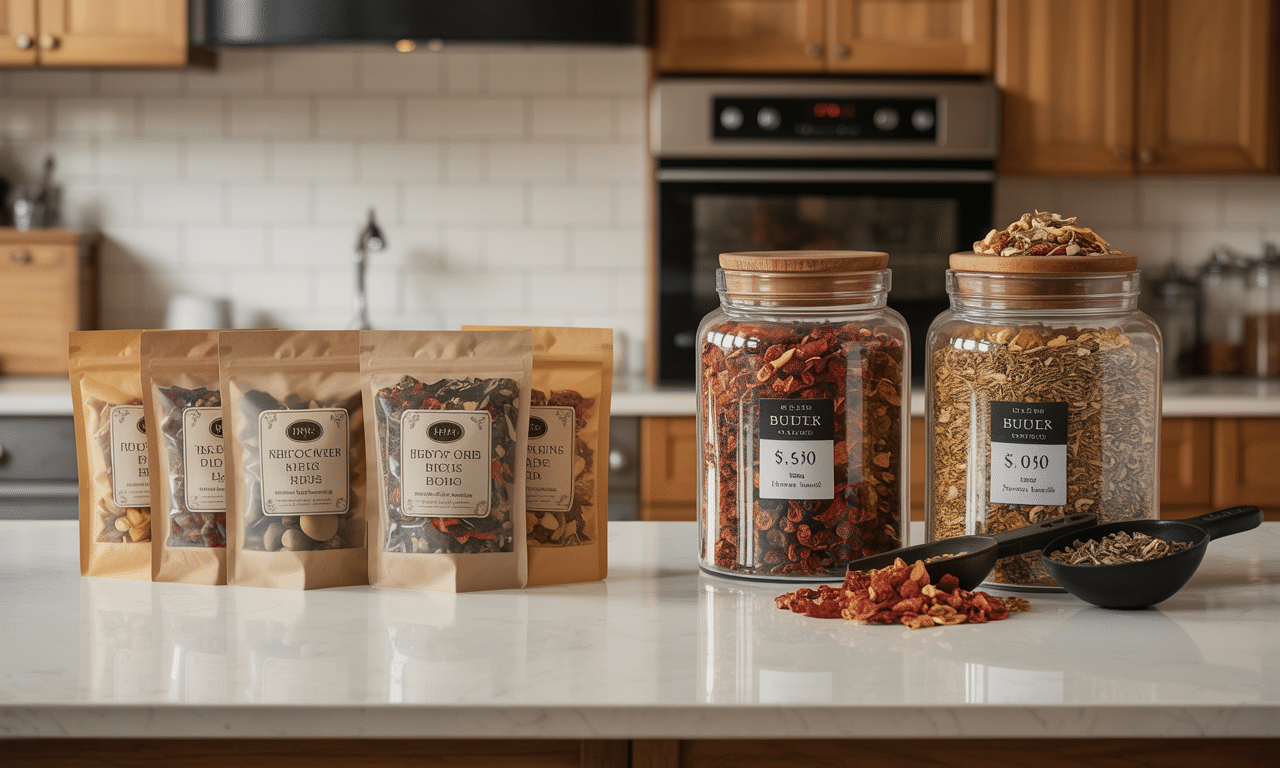 odkryj, jak zamieniłam drogie suszone produkty na sypane za jedną trzecią ceny i mam więcej tej samej jakości. oszczędzaj i ciesz się większą ilością ulubionych produktów.