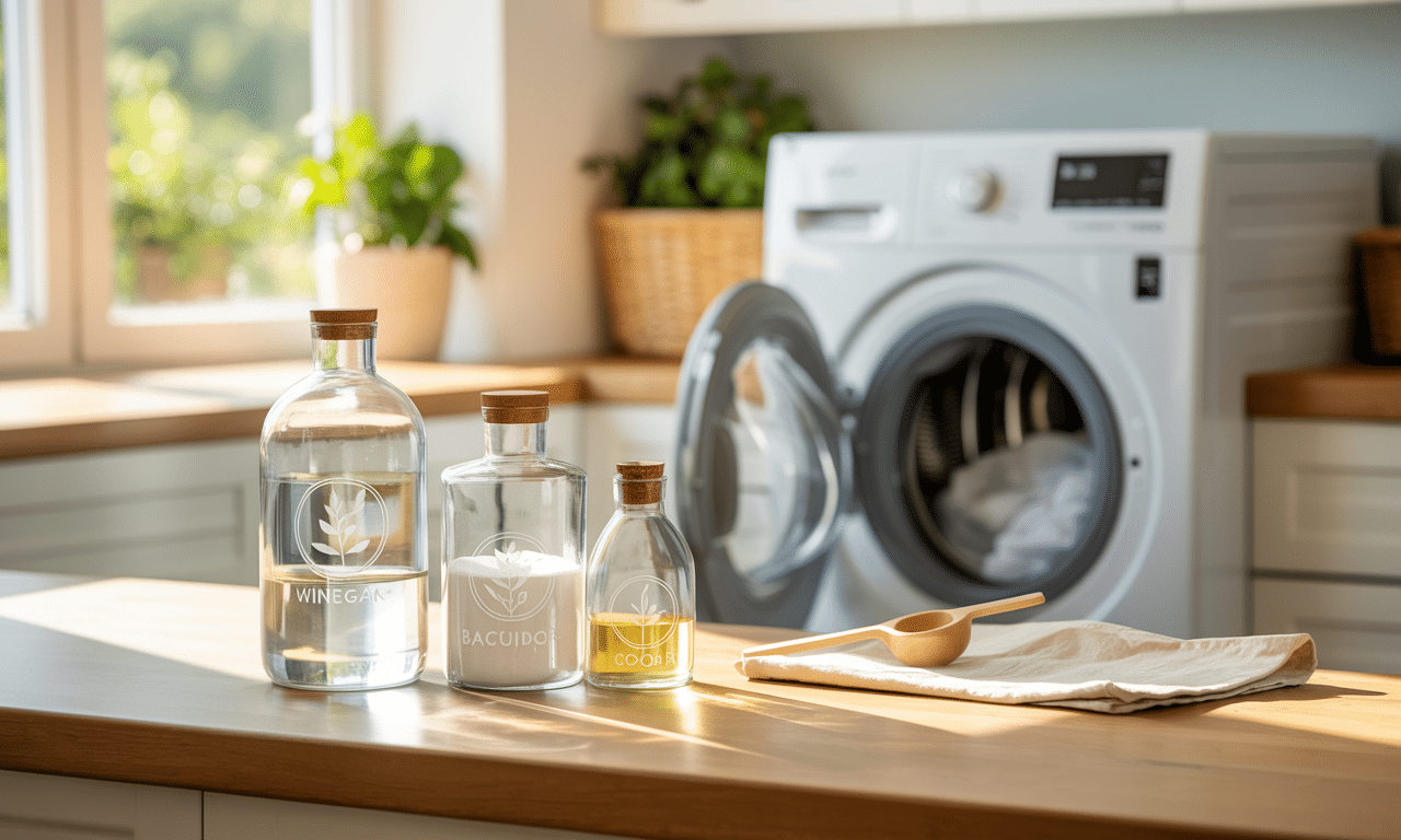 odkryj, jak zastąpiłam drogie markowe środki do prania domowym octem, sodą i olejkiem eterycznym za niewielką cenę, oszczędzając pieniądze i dbając o środowisko.