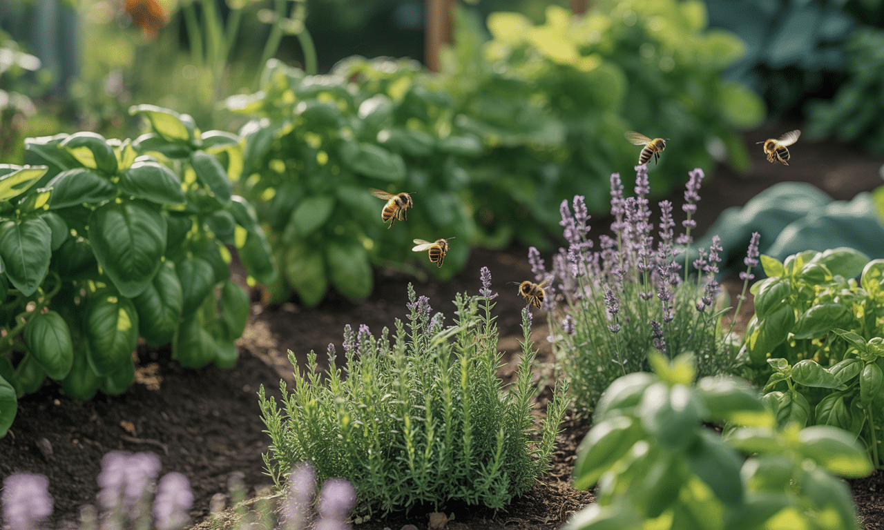 zostawiłam kwitnące zioła na grządce – pszczoły przylatywały codziennie, co przyczyniło się do zwiększenia plonów warzyw. sprawdź, jak naturalne metody wspierają ogrodnictwo!