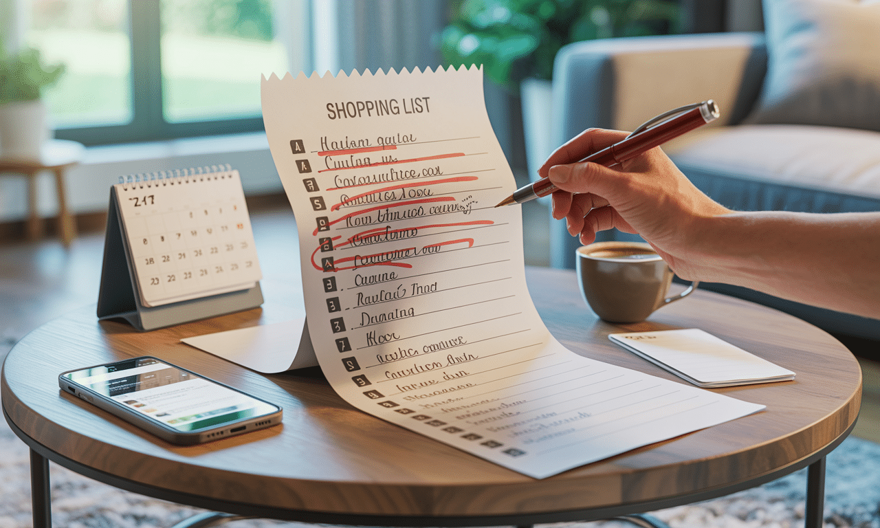 stworzyłam listę zakupów, które „muszę kupić”, ale po tygodniu wykreśliłam z niej 70% rzeczy. odkryj, jak zmieniają się nasze potrzeby i jak efektywniej planować zakupy.